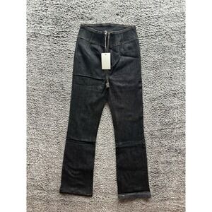 Emory Park High Waist Semi Flared Denim Pants Womens Size S NWT